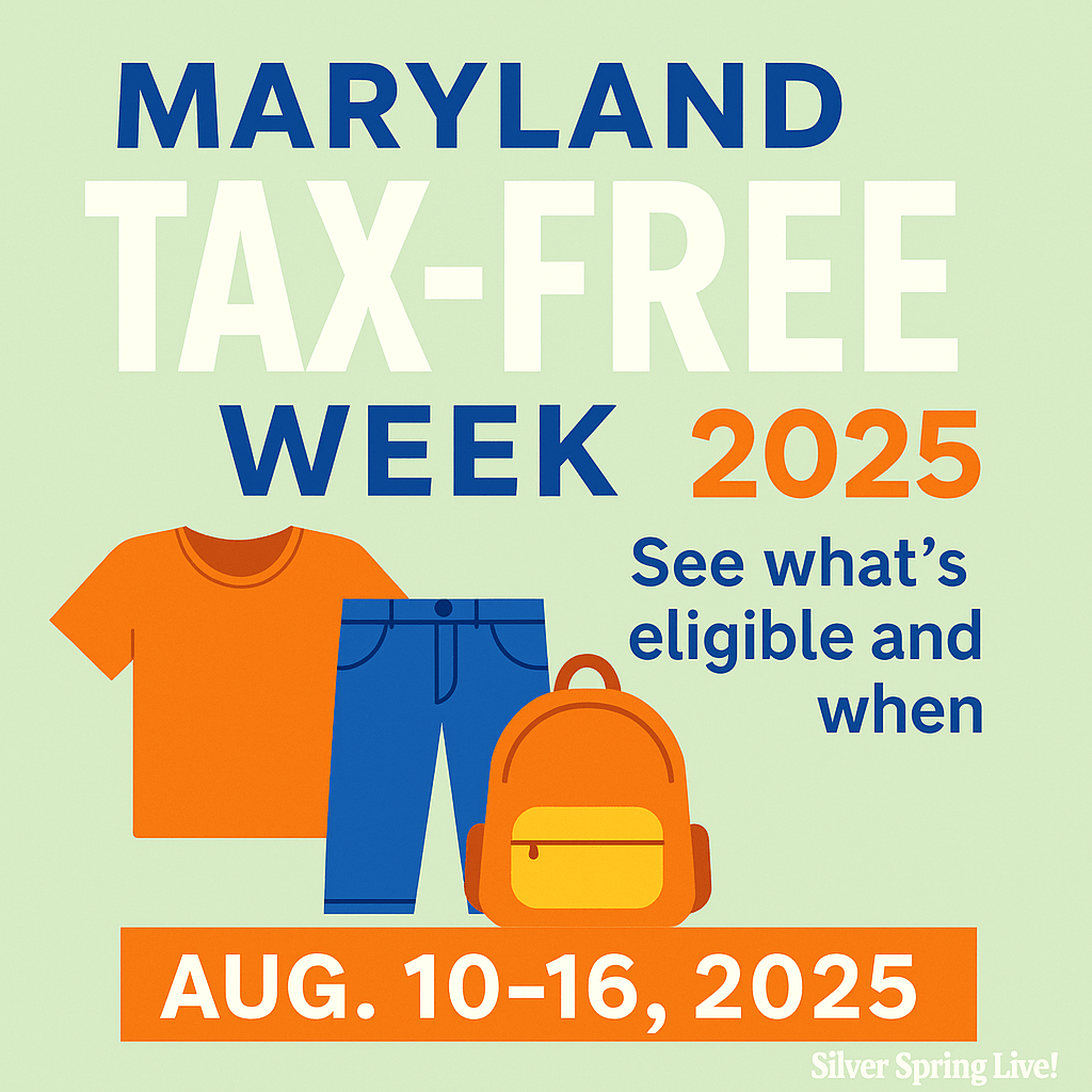 ð️ Maryland Tax-Free Week Starts Sunday!