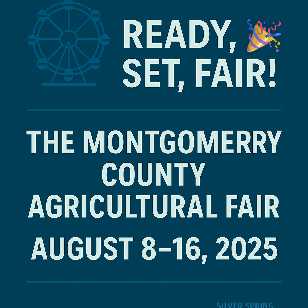 The Montgomery County Agricultural Fair 2025 is back in Gaithersburg, Maryland from August 8–16!