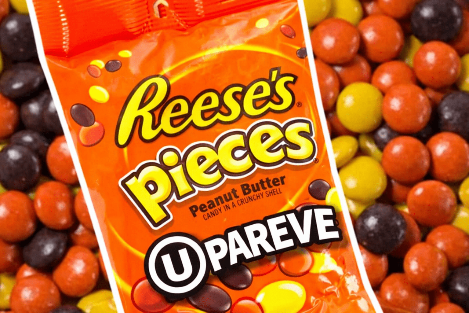 Reese’s Pieces now pareve Hershey kosher candy OU advisory no milk ingredients