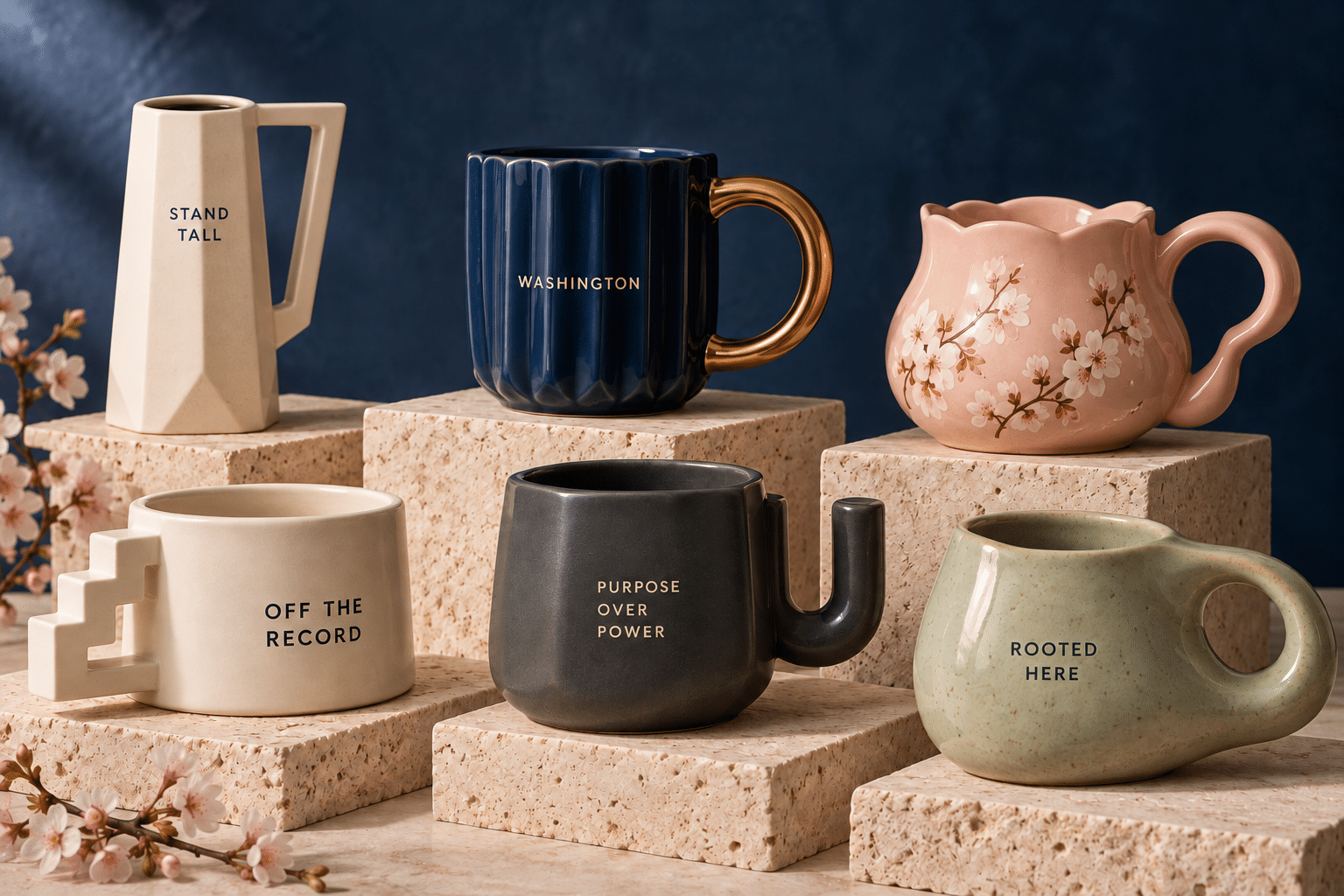 Washington-inspired mug design concepts